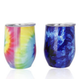 12oz Double Wall Stainless Steel Insulated Bottle Vuccum Flask Insulate Metal Water Egg Car Mugs Bottle Wine Tumbler