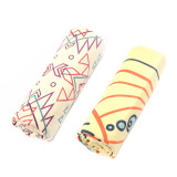 custom design sublimation printed microfiber sport towel for gym with bottle packed