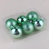 8cm light green plastic ball with painted