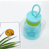 Portable Leak Proof  350ml Kids Plastic Non Drip Spill Sports Pull Top Lid  Drinks Water Bottle for Childs