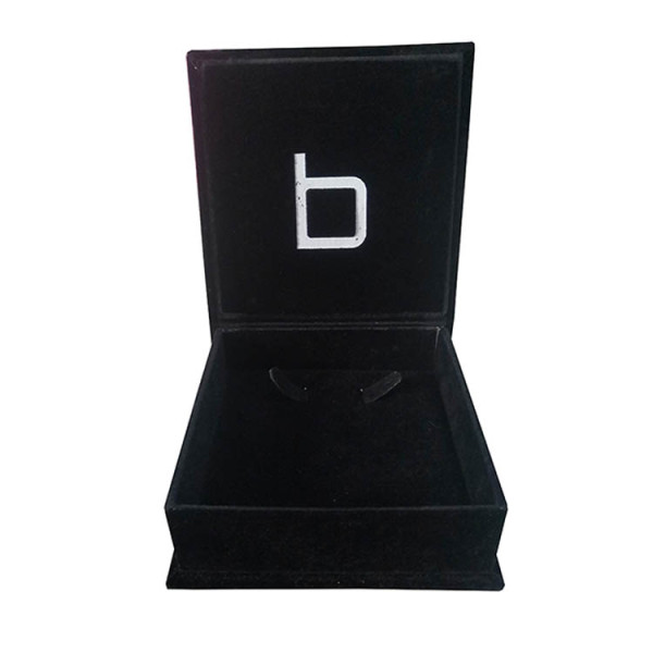 Custom Logo Book Shape High quality Plush Necklace Jewelry Storage Box For Luxury Gift Box