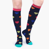 Wholesale Custom Pattern Printing Sports Dot Compression Socks Cycling Running Socks