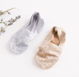Spring Summer New Boat Socks Women's Summer Non-Slip Lace Thin Invisible Socks Ankle Socks