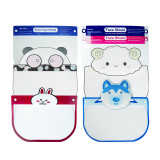 Fashion Cute Dust-proof Face Shield Full Kids Face Shield Splash-proof Children Cartoon Ce Pet+sponge+elastic Band Class I PET