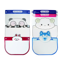 Fashion Cute Dust-proof Face Shield Full Kids Face Shield Splash-proof Children Cartoon Ce Pet+sponge+elastic Band Class I PET