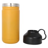 Hot selling custom logo 550ml coffee travel mugs straight travel bottles portable cold water bottles with cup lid