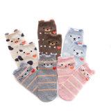 Fashion Candy Color Animal Collected Pig Bear Cat Cute Female Ankle Novelty Women  Socks