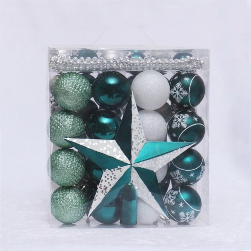 13*6.5cm Plastic Special Shape Ornament for Christmas Tree Decoration