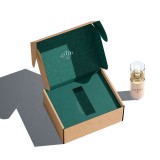 custom design recycled  Candle jars with printed mailer box