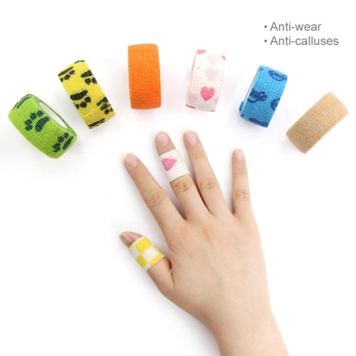 Finger Bandage Animal Colored Elastic Bandage First Aid Self Cohesive Bandage