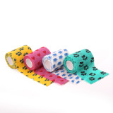 Wuxi Wemade Strong fabric pet adhesive tape bandages printed for dog