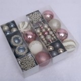 6cm New Arrival Rose Gold Ball Suit Package for Christmas Tree Decoration