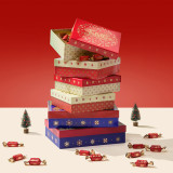 Custom Printing Logo Luxury Paper Cardboard Empty Present Doughnut Cookie Chocolate Set Christmas Decoration Gift Box