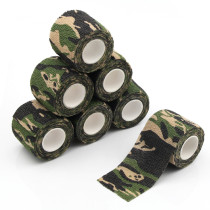 Factory wholesale camouflage sports bandage finger guard wrist guard camouflage non-woven tape