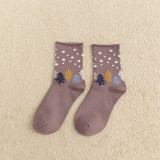 2021 Low Moq Christmas Socks Men And Women Cotton Socks New Design