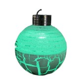 10cm printed plastic Christmas ball