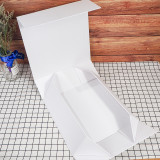 Flat Pack Foldable Cardboard Eco Friendly White Paper Apparel Tshirt Clothes Garment Paper Packaging Boxes Gift Boxes Packing