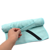 Promotional Oem logo printed High quality microfiber weave Waffle golf towel soft and quick dry sports towel