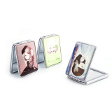 Factory Wholesale 5.6*7.8Cm Square Little Plastic Compact Mirror