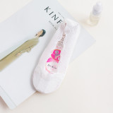Korea Japan Lady Shallow Mouth Breathable Non-slip Silicone Lace Women Invisible Boat Socks