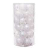 Shatterproof Baubles hanging Transparent Christmas Ball Festive decoration