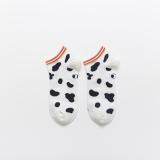 Wholesale Factory Japanese Women Ankle Socks Cartoon Cow Anti-Slip Invisible Socks Girl Summer Socks