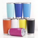 20oz Hot Cold Drink Reusable Metal Travel Coffee Mug Vacuum Insulated Stainless Steel Skinny Tumbler With lid and Straw