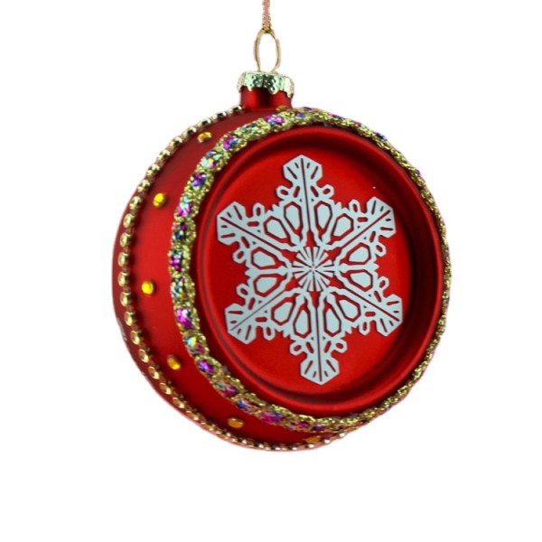 New design skating shoes glass  decoration 10cm tree hanging glass ornaments