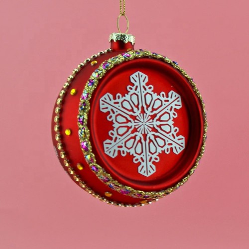 New design skating shoes glass  decoration 10cm tree hanging glass ornaments