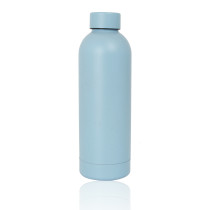 New Product Baby Blue Portable Reusable  Insulation Stainless Steel Coffee  Cup Narrow-mouth Bottle Mugs Beer mugs Drink Bottle