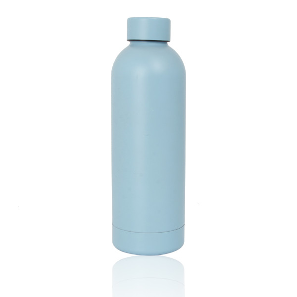 New Product Baby Blue Portable Reusable  Insulation Stainless Steel Coffee  Cup Narrow-mouth Bottle Mugs Beer mugs Drink Bottle