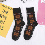 Autumn and Winter New Socks Female High Tube Korean Style Ladies Cotton British Style High Tube Socks Japanese Cotton Socks