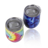 12oz Double Wall Stainless Steel Insulated Bottle Vuccum Flask Insulate Metal Water Egg Car Mugs Bottle Wine Tumbler
