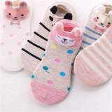 Female's Autumn and Winter Socks New Korean Cartoon Socks Japanese Cute Low-cut Boat Socks Factory Direct Wholesale