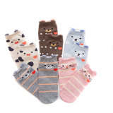 Fashion Candy Color Animal Collected Pig Bear Cat Cute Female Ankle Novelty Women  Socks