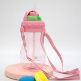470ml Portable Children PP Plastic Straw Water Bottle Kids Leak-Proof Shaker Fashion Sport Eco-friendly Drink Bottle