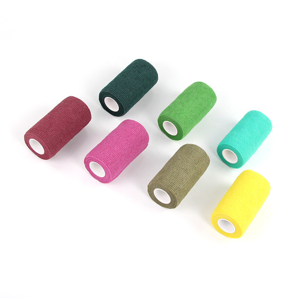 Bulk wholesale self adherent flexible cohesive bandage 10cm