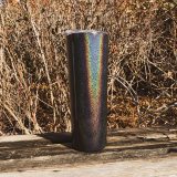 20oz/600ml Portable Double Wall Stainless Steel Vacuum Insulated Skinny Sublimation Straight White Blank Tumbler With Straw