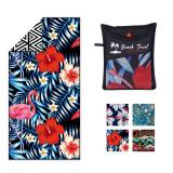 Amazon Hot Selling China Supplier Custom Printed Sand Free Quick Dry Microfiber beach towel