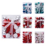 30pcs Christmas Balls 3cm Shatterproof Hanging Xmas Tree Ornaments Wedding Party Home Decoration