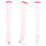 Multicolor Shiny Rhinestone Big Fishnet Stocking Sexy Long Tube Thigh Fish Net Socks Over The Knee High Stockings For Women