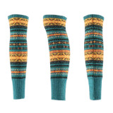 Wholesale Boho Knit Over Knee Leg Warmers High Long Footless Socks Winter Knitted Leg Warmer For Woman