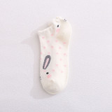 Spring/Summer Women Cotton Women Socks Cotton Socks Cartoon Animals Stuffed Ears Socks