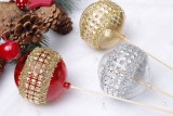 Plastic clear ball transparent ball for christmas tree hanging decoration