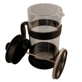 Mini 304 Stainless Steel Coffee Press with 4 Filter Screens Easy to Clean Durable Heat Resistant Glass French Press Coffee Maker