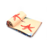 wholesale sweat absorbing printed microfiber sport fitness custom gym towel with personal packing