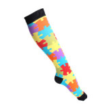 2021 High Quality Fashion New Summer Striped Colorful Wholesale Compression Socks