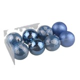Shiny sivlery hand painted ornament,