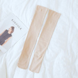 Solid color knee socks cotton japanese street wholesale women manufacturer girls school socks  factory