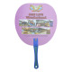 Chinese promotional pp plastic hand fan customized logo advertising printing mini hand fan